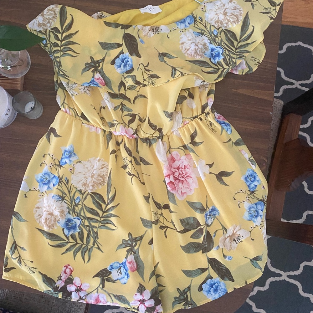 Everly Floral Romper